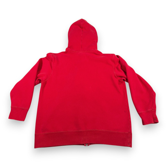 Vintage Polo Jeans Company Sweater Adult LARGE Red Ralph Lauren Hoodie 67 90s - Picture 3 of 11